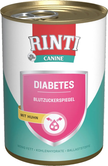 RINTI Canine Diabetes 400g dla psów cierpiących na cukrzycę oraz zredukowania nadwagi