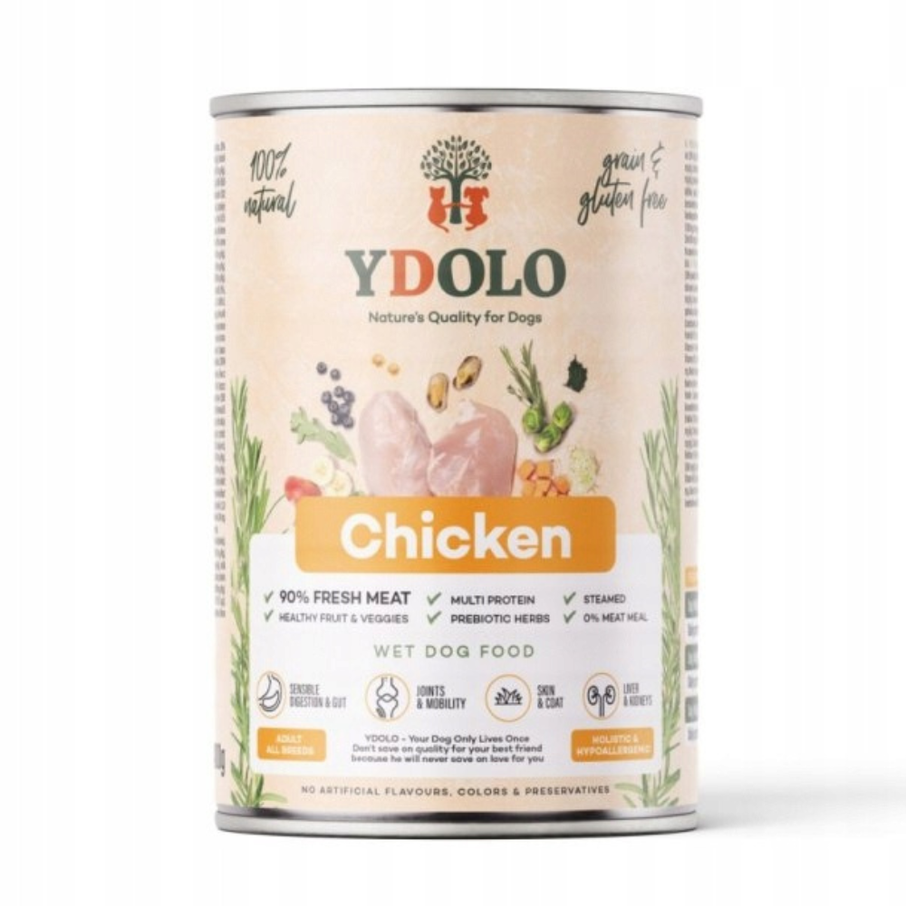 YDOLO Chicken - kurczak i ryby - mokra karma dla psa 400g