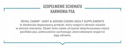 ROYAL CANIN Joint & Ageing Adult Dog Supplements 240g Przysmak dla psa