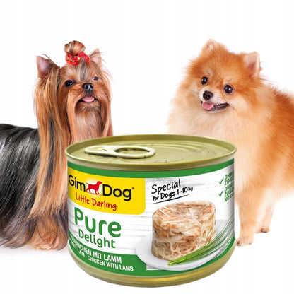 GIMDOG Little Darling Pure Delight kurczak i jagnięcina 150g