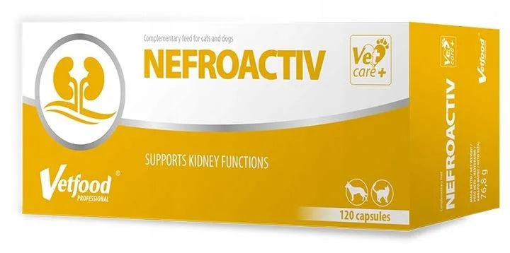 VETFOOD Nefroactiv 120 kapsułek na nerki