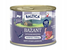 BALTICA Smaki Regionów Kot Bażant 185g karma mokra dla kotów dorosłych