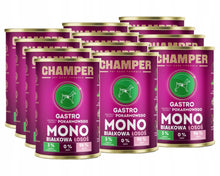 CHAMPER Gastro Monobiałkowa Łosoś 400g karma mokra dla psów dorosłych