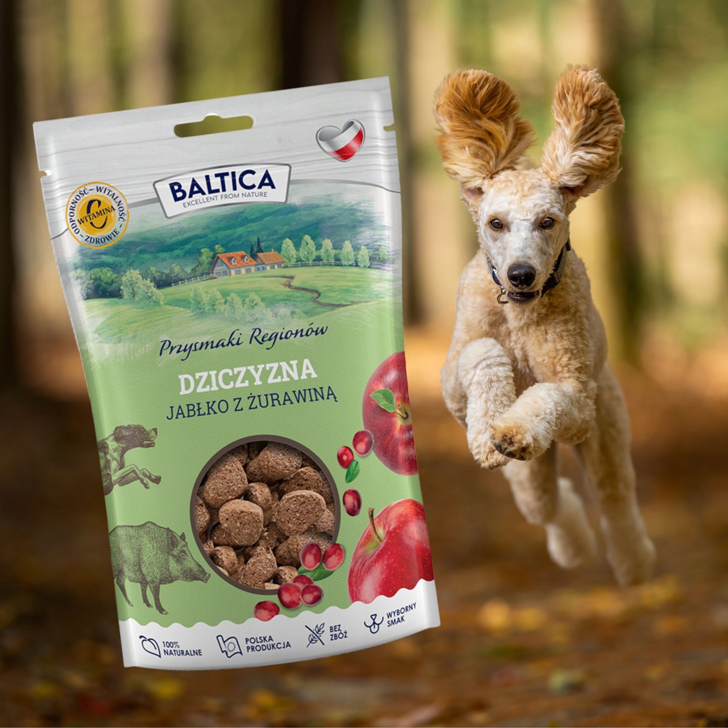BALTICA PRZYSMAKI REGIONÓW Dziczyzna z jabłkiem 100g