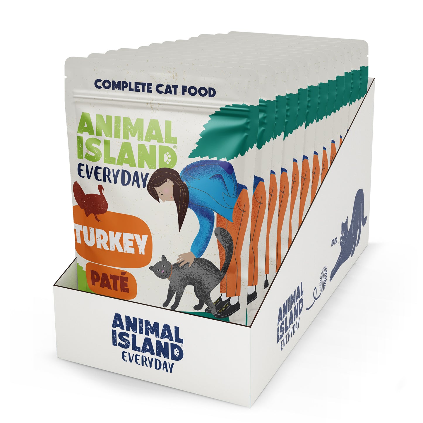ANIMAL ISLAND Everyday pasztet z indykiem 12x85g