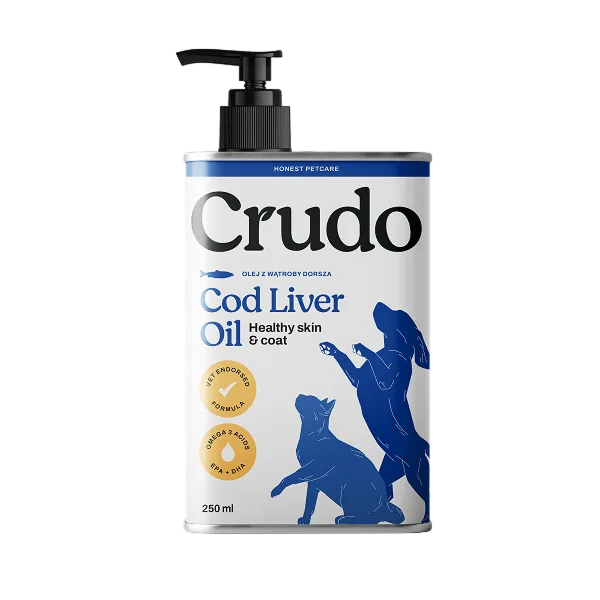 CRUDO Olej z dorsza 250 ml