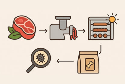 GUDI Paski mięsne Jeleń 100g naturalne przysmaki dla psa