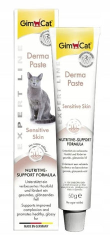 GIMCAT Pasta Derma 50g pasta wspierająca zdrowie skóry kotów