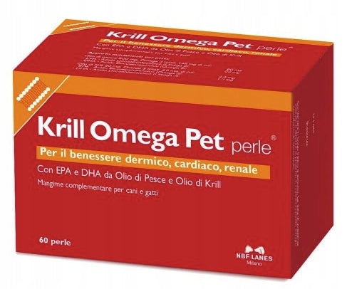 Krill Omega Pet Cane e Gatto 60 kaps NBF Lanes