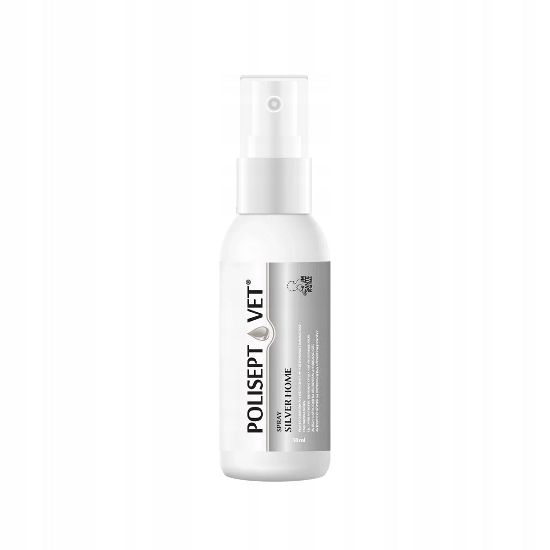 JM SANTE Polisept Vet Spray Silver 500ml do oczyszczania ran