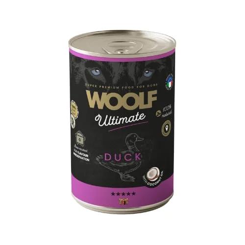 WOOLF Ultimate Dog Can Duck&Coconut Oil 400g karma mokra dla psa