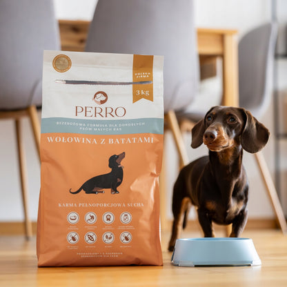 PERRO Wołowina z Batatami dla małych ras 3 kg