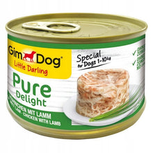 GIMDOG Little Darling Pure Delight kurczak i jagnięcina 150g