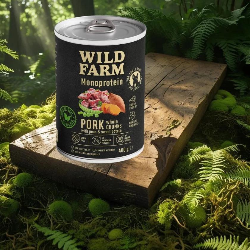 Wild Farm Monoprotein Dog Pork 400g