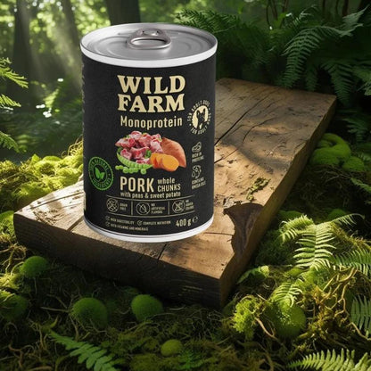 Wild Farm Monoprotein Dog Pork 400g