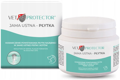 JM Sante Vet Protector Jama Ustna Płytka do codziennego dbania o higienę jamy ustnej psów i kotów