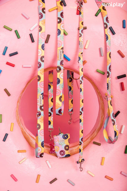 AMIPLAY Smycz regulowana 8in1 BeHappy L Donut