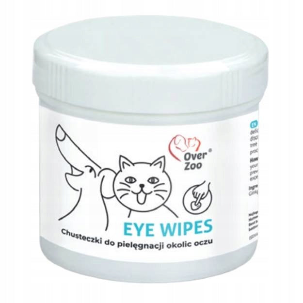 Over Zoo Eye Wipes Chusteczki do pielęgnacji okolic oczu 130 szt