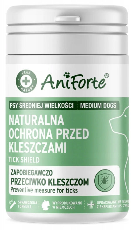 ANIFORTE OCHRONA PRZED KLESZCZAMI - KAPSUŁKI DLA ŚREDNICH PSÓW (10-35 kg)
