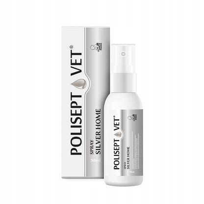 JM SANTE Polisept Vet Spray Silver 500ml do oczyszczania ran
