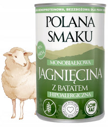 POLANA SMAKU Jagnięcina z Batatami 400g karma mokra monoproteinowa dla psów dorosłych