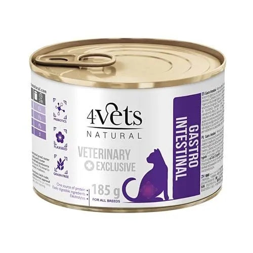 4VETS Natural Gastro Intestinal Cat 185g karma mokra dla kota