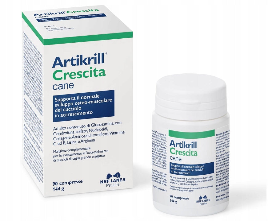NBF Lanes Artikrill Crescita Cane 30 tabletek