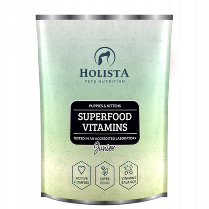 HOLISTA Superfood Vitamins Junior 600g mieszanka mineralno-witaminowa dla szczeniąt