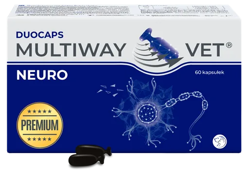 JM SANTE Multiway Vet Duocaps Neuro 60 kapsułek wspomagające układ nerwowy dla psa i kota