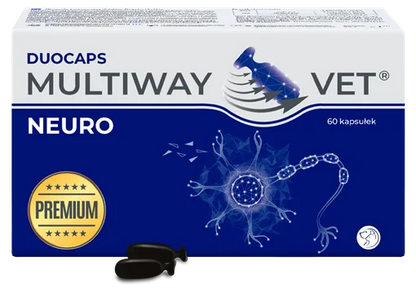 JM SANTE Multiway Vet Duocaps Neuro 60 kapsułek wspomagające układ nerwowy dla psa i kota