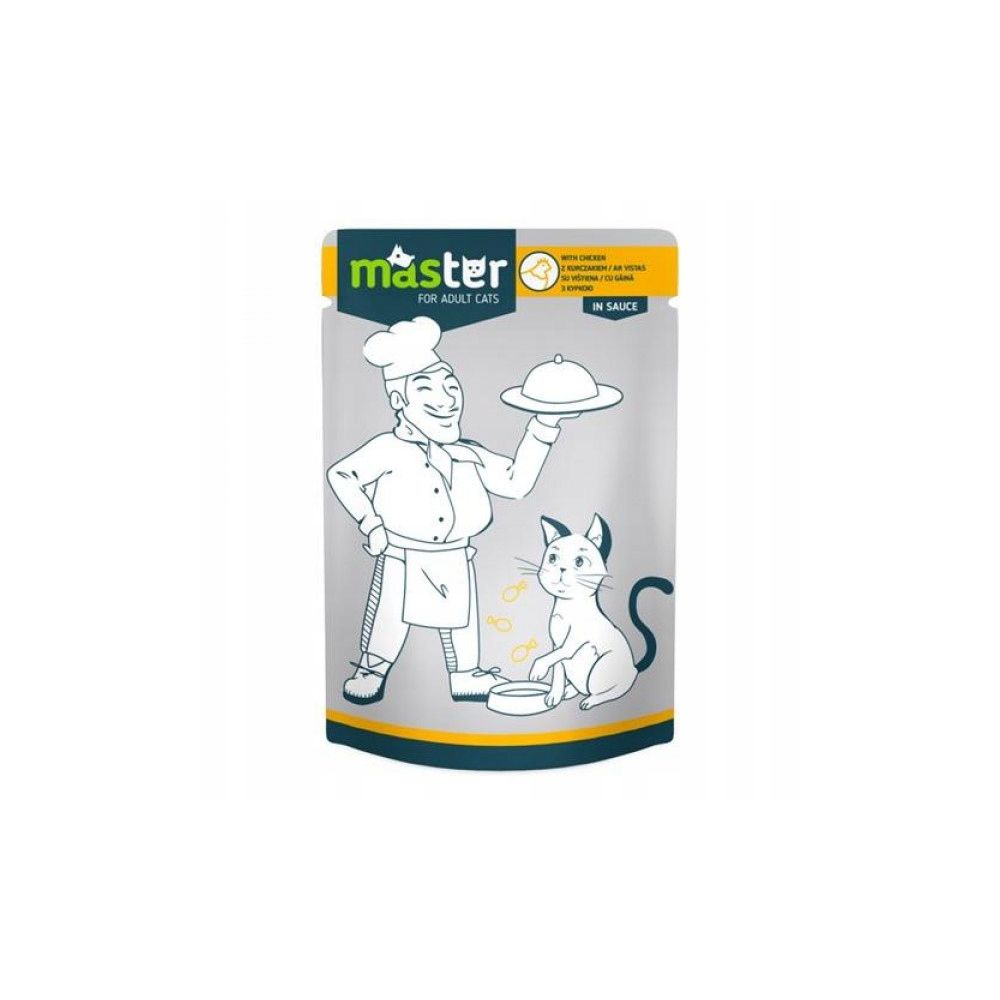 Master Mokra Karma Dla Kotów Kurczak 80 g