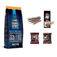 Pakiet Primal Spirit By Alpha Spirit Wild Waters 70% Sucha Karma Dla Psa 12 kg + 7 GRATISÓW!