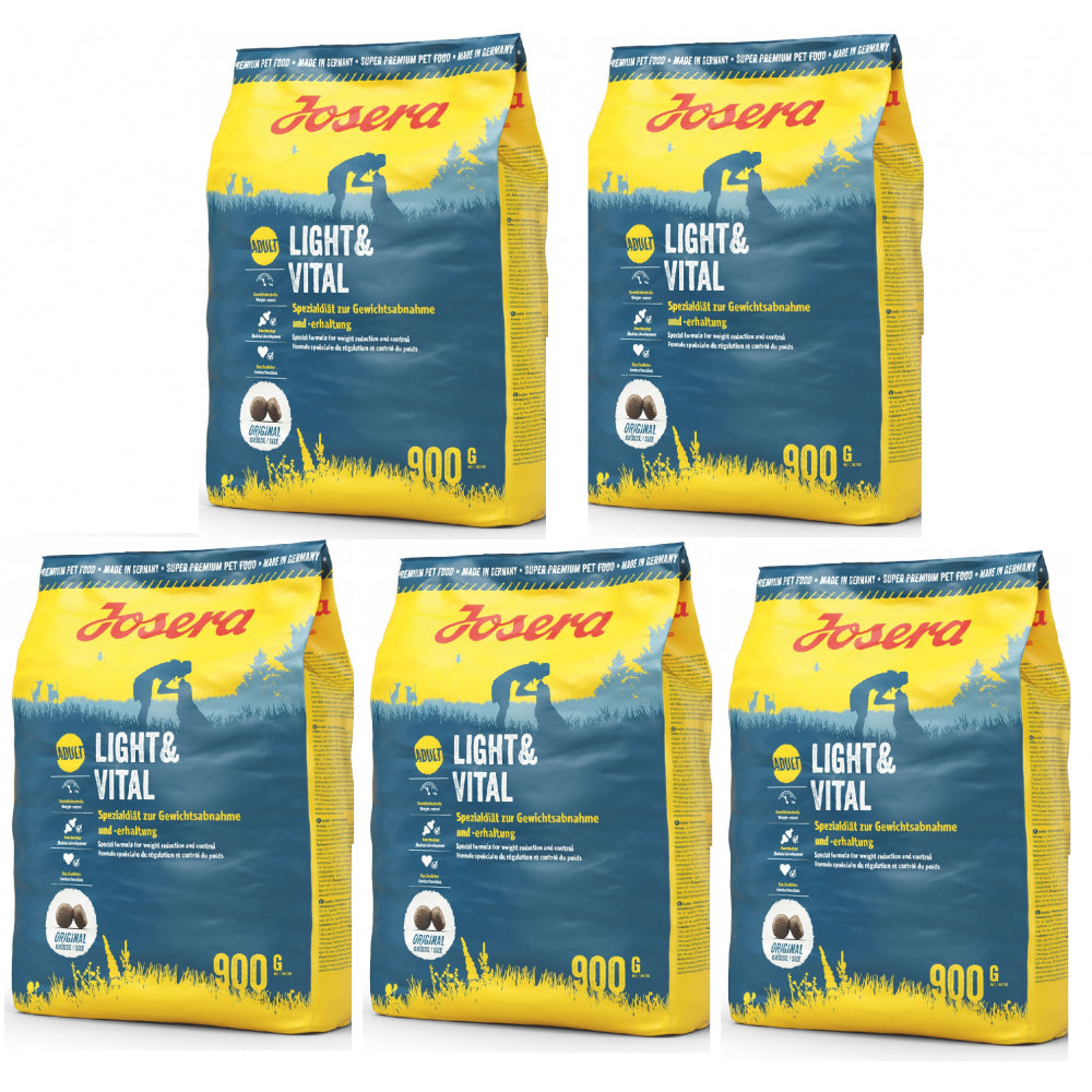 Pakiet Josera Light & Vital Niskokaloryczna 5 x 900 g