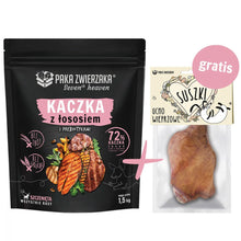 Pakiet Paka Zwierzaka Seventh Heaven Duck&Salmon Sucha Karma Dla Szczeniąt Kaczka Z Łososiem 1,5 kg + Ucho Wieprzowe GRATIS!