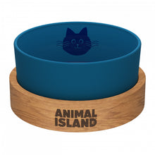Animal Island Szklana Miska Dla Kota Rozmiar S 900 ml Niebieska