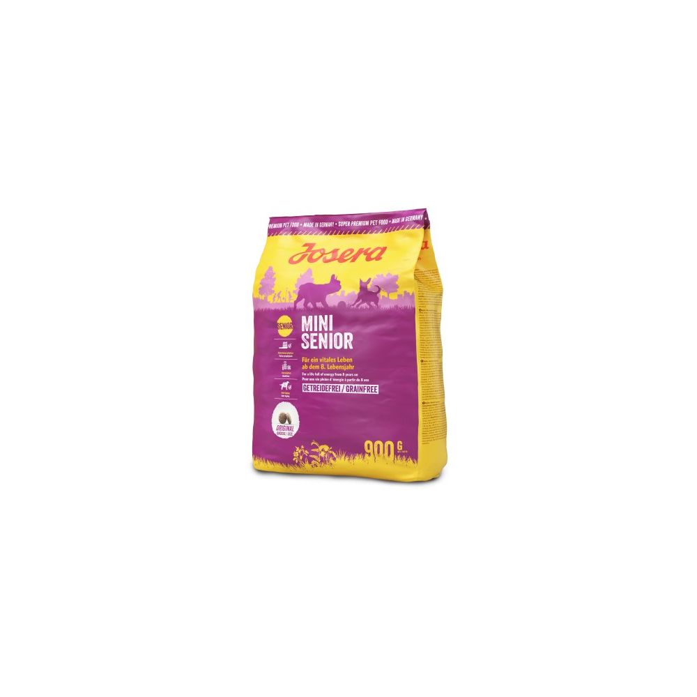 Josera Mini Senior Bezzbożowa Dla Starszych Psów Małych Ras Łosoś 900 G