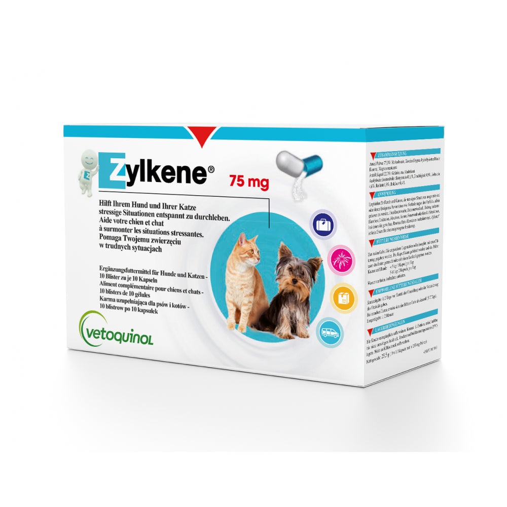 Vetoquinol Zylkene 75 Mg Dla Psów I Kotów 100 tabletek
