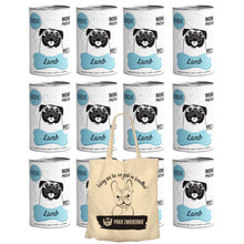 Pakiet Paka Zwierzaka Pepe Monoproteinowa Karma Dla Psa Jagnięcina 12 x 400 g + Torba Bawełniana GRATIS!