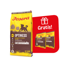 Pakiet Josera Optiness Średnie i Duże Rasy Jagnięcina 12,5 kg + 2 x 900g GRATIS!