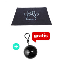 Pakiet Dirty Dog Mata Absorbująca Brud i Wodę Niebieska Bermuda 89 x 66 cm + Peleryna Gratis!