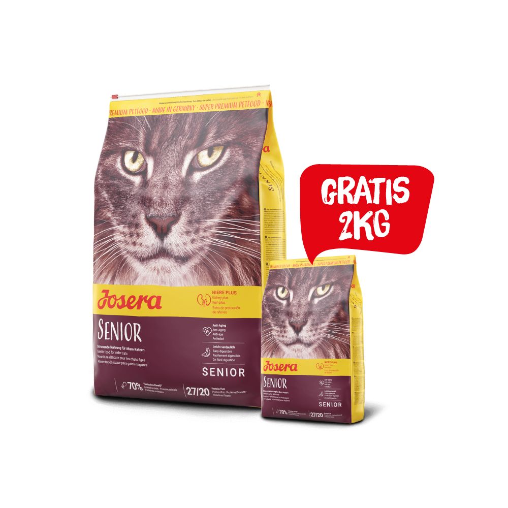 Pakiet Josera Senior Sucha Karma Dla Kotów 10 kg + 2 kg GRATIS!