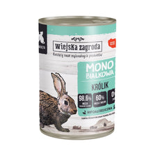 Wiejska Zagroda Monoproteinowa Mokra Karma Dla Kociąt Królik 400 g