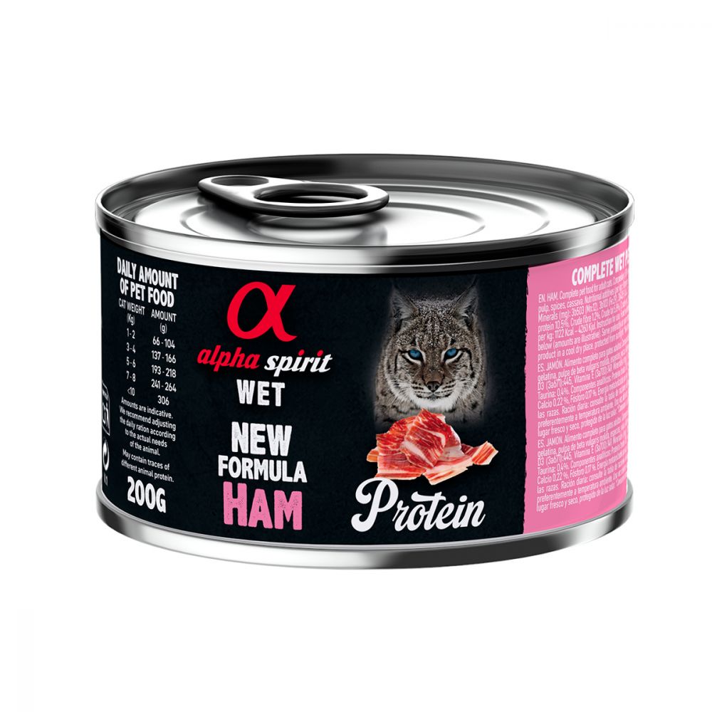 Alpha Spirit Protein Ham 200g karma mokra dla kota