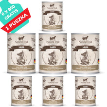Natural Trail Land Z Wołowiną, Jagnięciną i Wieprzowiną Bezzbożowa Karma Dla Psa 6 x 400 g + 1 gratis