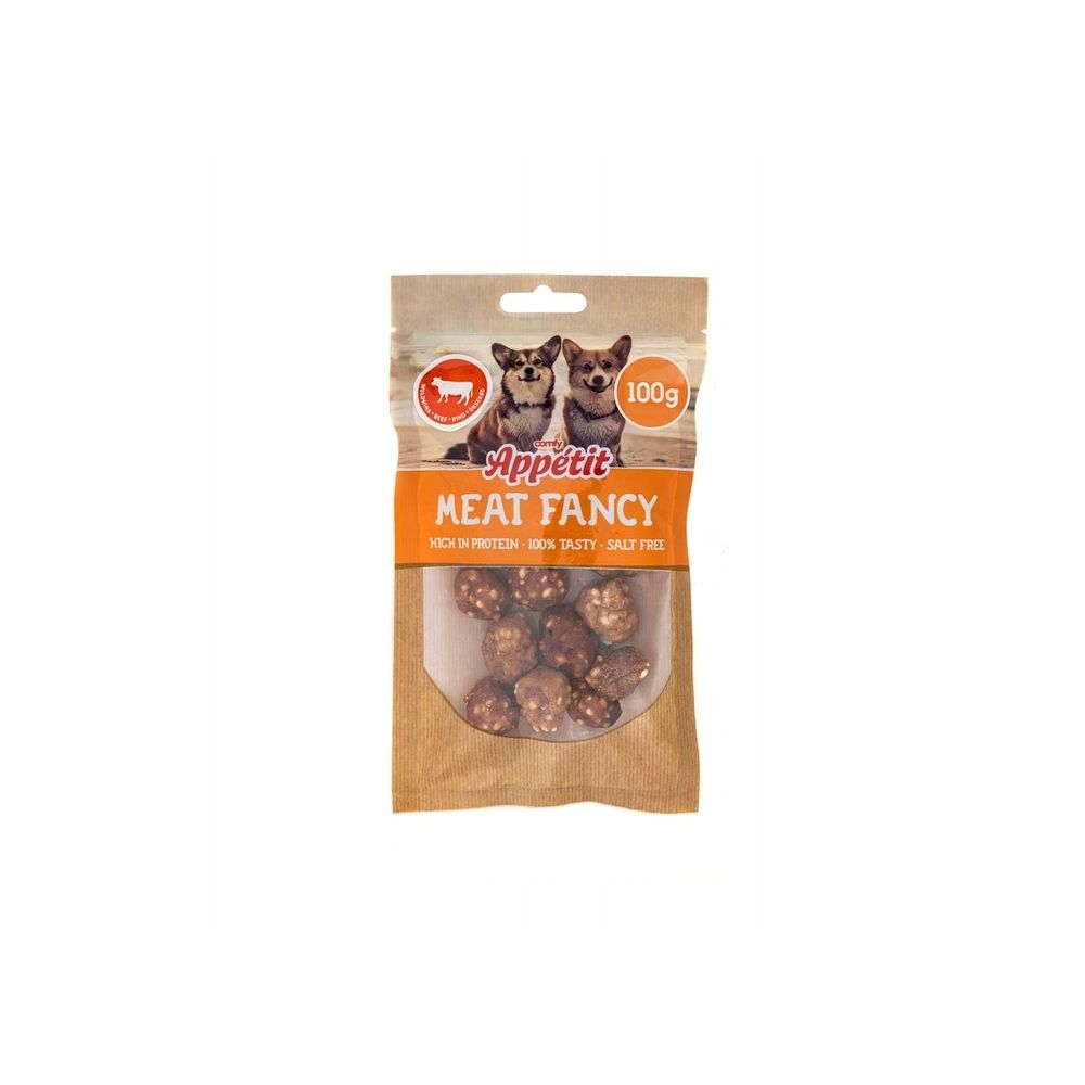 Comfy Appetit Fancy Kulki Wołowe z ryżem 100g przysmak dla psa