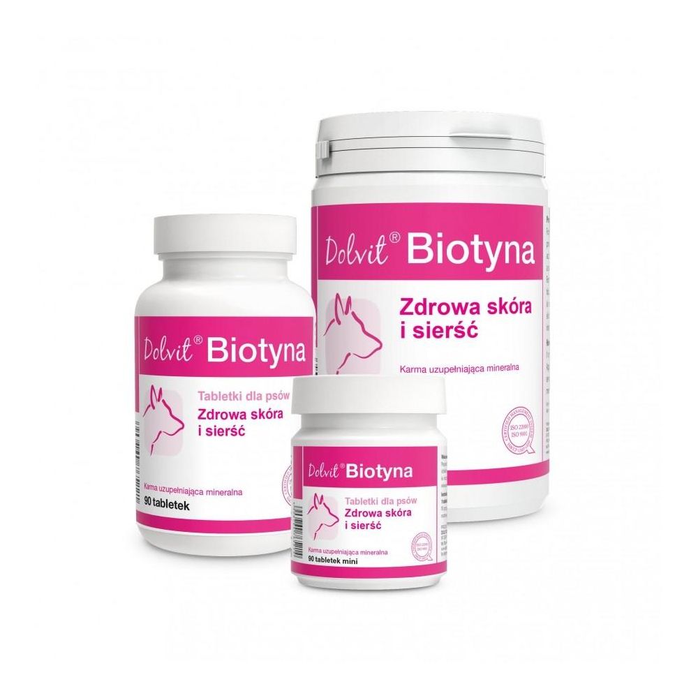 DOLFOS Biotyna 800g tabletki Zdrowa skóra i sierść