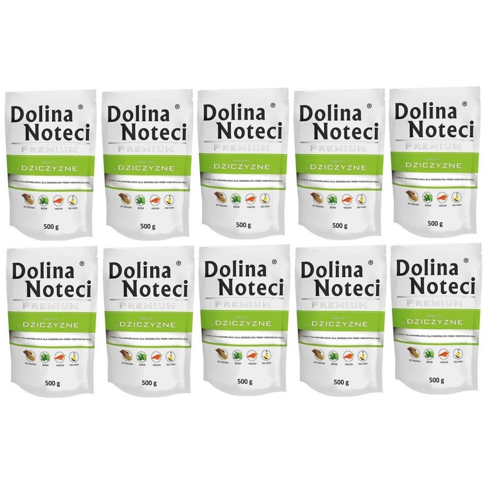 Pakiet Dolina Noteci Premium Bogata w Dziczyznę 10 x 500 g