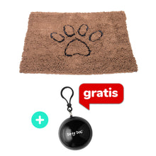 Pakiet Dirty Dog Mata Absorbująca Brud i Wodę Brązowa 89 x 66 cm + Peleryna Gratis!