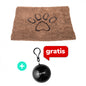 Pakiet Dirty Dog Mata Absorbująca Brud i Wodę Brązowa 89 x 66 cm + Peleryna Gratis!