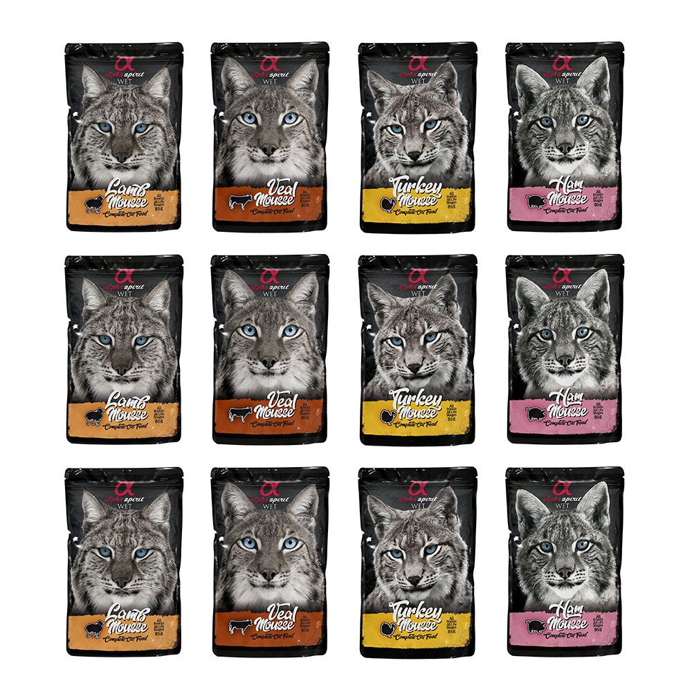 Alpha Spirit Mus Mix Smaków 12 x 85 g